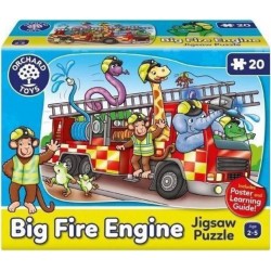 NC Big Fire Engine Puzzle - 20 P