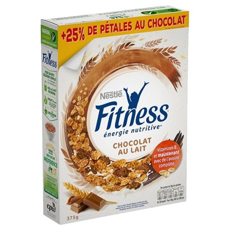 Nestlé Fitness Flakes Chocolat (lot de 6)