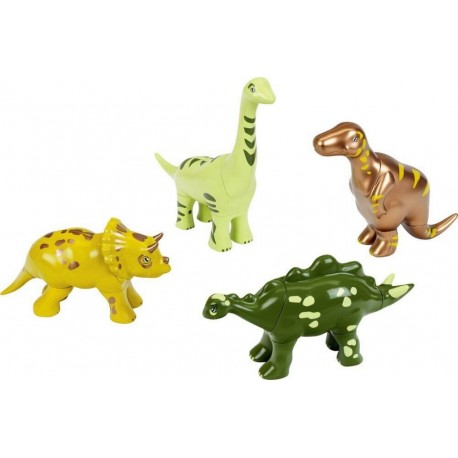 NC Funny Puzzle, 4 Dinosaures Magnetiques