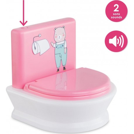 NC Toilettes Interactives Pour Poupons 30 Et 36 Cm