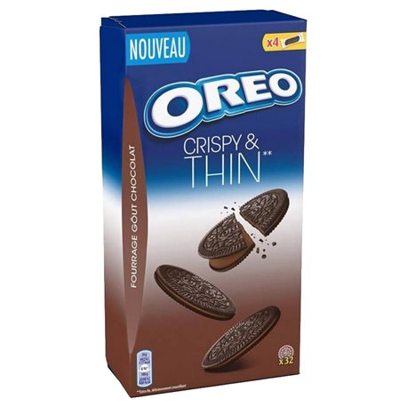 Oreo Crispy Thin Crème Chocolat (lot de 6)