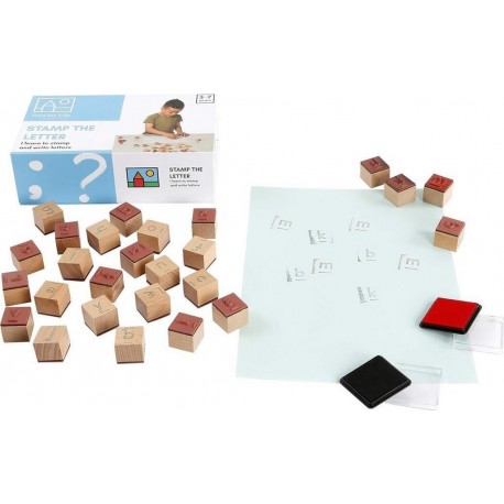 NC Apprendre Les Lettres Tamponner La Lettre Jeu Montessori