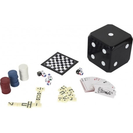 Cube De Jeux 6 En 1 16cm Noir & Blanc