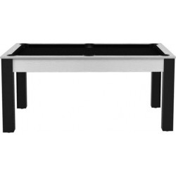 Table De Billard Convertible ohio 185cm Noir & Blanc