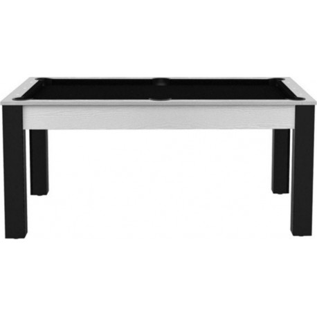 Table De Billard Convertible ohio 185cm Noir & Blanc