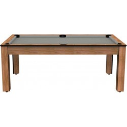 NC Table De Billard Convertible oregon 213cm Hêtre & Gris