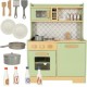 NC Cuisine Pour Enfant En Bois Mdf Menthe 86,2 X 61 X 29 Cm + Acessoires