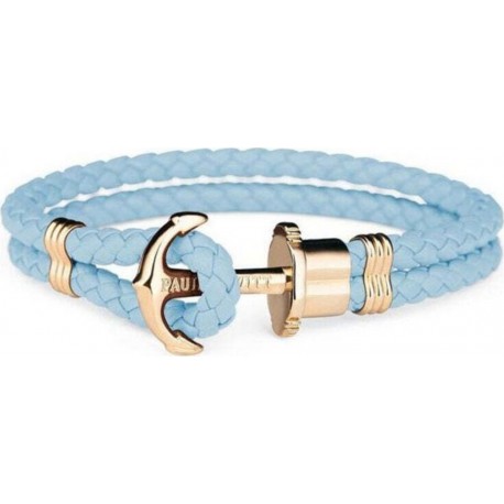 NC Bracciale Unisex Paul Hewitt Ph-ph-l-g-ni Azzurro Pelle