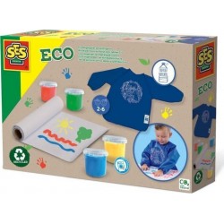 NC Ses Creative Kit De Peinture Au Doigt Avec Tablier Eco 100% Recyclé