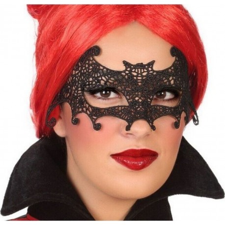 NC Masque Chauve-souris Noir Polyester Halloween