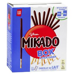 Mikado Box Chocolat Au Lait (lot de 10 x 3 paquets)