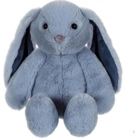 NC Peluche Lapin Trendy Bunny - Bleu, 28 Cm