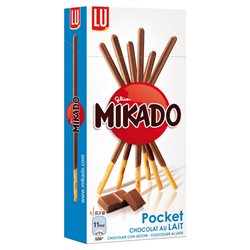 Mikado Pocket Chocolat Au Lait (lot de 10 x 9 paquets)