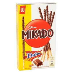 Mikado Chocolat Au Lait Eclats Daim (lot de 10 x 3 paquets)