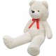 Ourson En Peluche Xxl Blanc 160 Cm Vidaxl