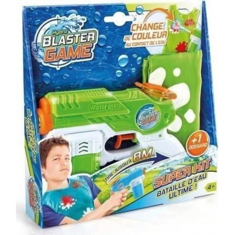 NC Blaster Game Compact Kit 1 Pistolet A Eau Et 1 Dossard A Partir De 4 Ans