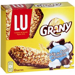 Lu Grany Noix De Coco Et Chocolat (lot de 10 x 3 paquets)