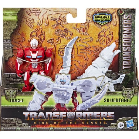 NC Pack De 2 Figurines Transformers Rise Of The Beasts Combiners Modèle Aléatoire