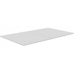 Plateau Dinatoire Réversible billard 185cm Blanc Laqué