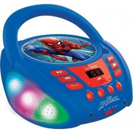 NC Lecteur Cd Bluetooth Spider-man Avec Effets Lumineux