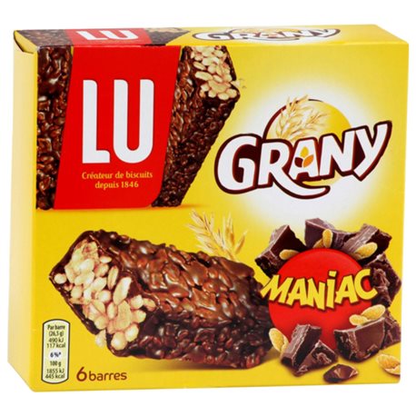Lu Grany Maniac Chocolat (lot de 10 x 3 paquets)
