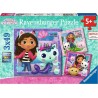 NC Puzzles 3x49 PL Heure De Jouer Avec Gabby Gabby S Dollhouse