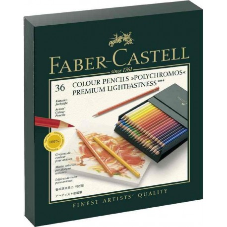 NC Faber-castell Crayon Polychromos Studio Box De 36 Pièces