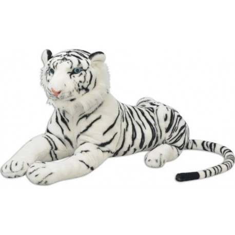 Tigre En Peluche Blanc Xxl Vidaxl