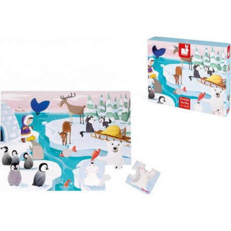 NC Janod J02773 Puzzle Jeu De Puzzle 20 Pièce(s) Animaux