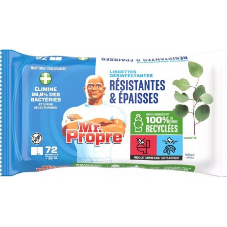 Mr. Propre Lingettes EUCALYPTUS x72 36XL 235g