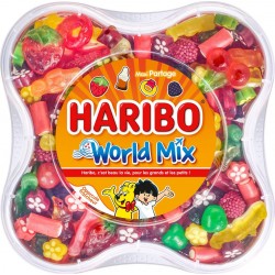 Haribo Bonbons World Mix 750g (lot de 2)