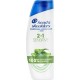 HEAD & SHOULDERS Shampoing antipelliculaire sensitive 2en1 300ml