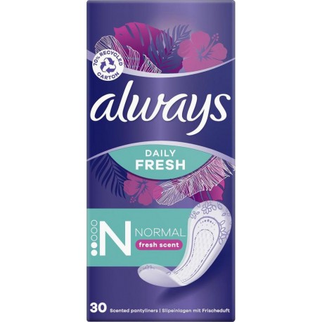 Always Protège-slips Fresh & Protect Normal x30