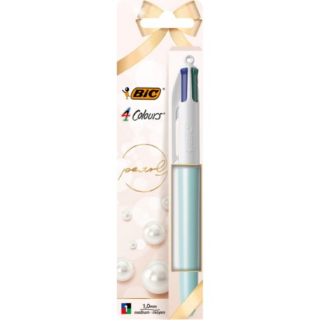 BIC Stylo bille 4 couleurs Pearl le stylo