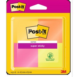 POST IT Notes repositionnables super sticky POST-IT le bloc de 45 feuilles