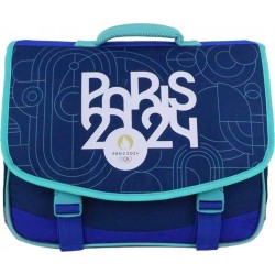 PARIS JO Cartable 38cm bleu 2024 le cartable