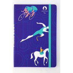 PARIS Carnet A5 broché avec elastique 2024 le carnet