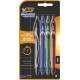 BIC Stylo roller gel Quick dry assortis x4 lot de 4 rollers