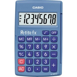 CASIO Calculatrice Petite fx bleue la calculatrice