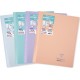 CLAIREFONTAINE Cahier Koverbook Blush 24 x 32cm 160 pages Grands carreaux le cahier en coloris aléatoire