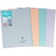 CLAIREFONTAINE Cahier Koverbook Blush 24 x 32cm 96 pages Grands carreaux le cahier en coloris aléatoire