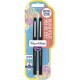 PAPER MATE Stylo feutre pointe moyenne noir x2 lot de 2