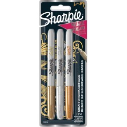 SHARPIE Marqueurs permanents lot de 3 marqueurs