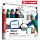 XXL STABILO Crayon marqueur MarkDry lot de 4 crayons marqueur