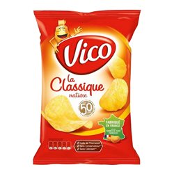 Vico Chips Classique Nature 135g (lot de 10 x 6 paquets)