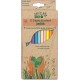 MA PLUME ECO Crayon de couleur en bois Pastel Pointe moyenne lot de 12 crayons de couleur