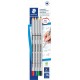 STAEDTLER Crayon effaçable pour tableaux blancs Lumocolor Assortis lot de 4 crayons