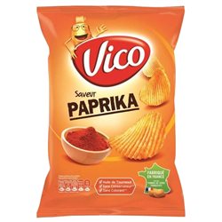 Vico Chips Craquante Paprika 120g (lot de 10 x 6 paquets)