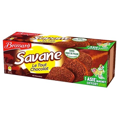 Brossard Savane Tout Chocolat 300g (lot de 10 x 3 paquets)
