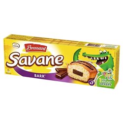 Brossard Savane Pocket Barr Chocolat 189g (lot de 10 x 3 paquets)